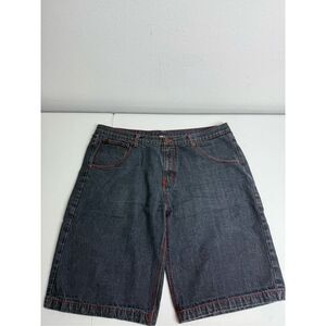 Vintage Brooklyn Basement Baggy Old Skool Denim Shorts Jorts Size 44 Blue Gray